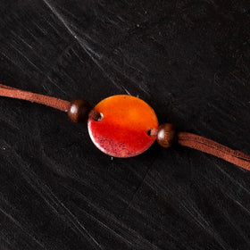 Rudra  - Copper Enamel Rakhi by Ekibeki 04