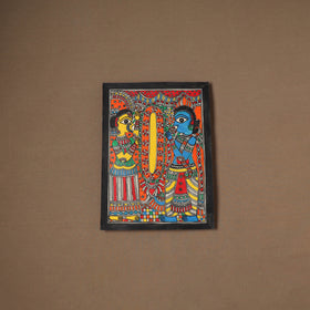 Handpainted Madhubani Painting by Santosh Paswan (15 x 11 in) 09