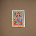 Handpainted Madhubani Painting by Santosh Paswan (15 x 11 in) 11