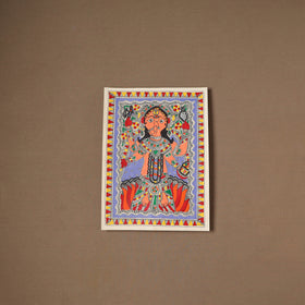 Handpainted Madhubani Painting by Santosh Paswan (15 x 11 in) 11