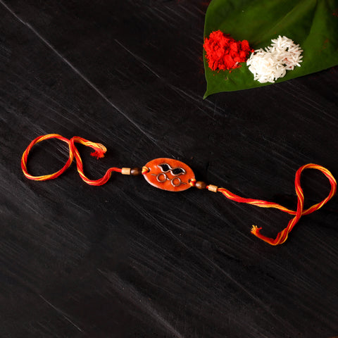 Much - Copper Enamel Rakhi by Ekibeki 10