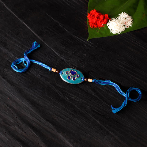 Pawfect Dog - Copper Enamel Rakhi by Ekibeki 13