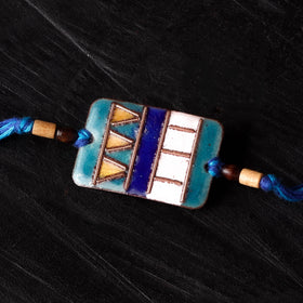 Zentangle - Copper Enamel Rakhi by Ekibeki 14