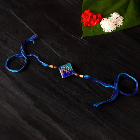 Sis - Copper Enamel Rakhi by Ekibeki 16