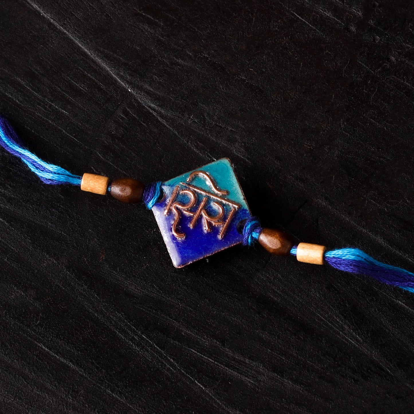 Sis - Copper Enamel Rakhi by Ekibeki 16