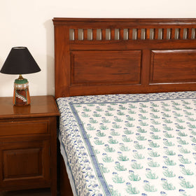 Sanganeri Hand Block Print Cotton Single Bedsheet (90 x 60 in) 66