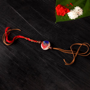 Ambar - Copper Enamel Rakhi by Ekibeki 21