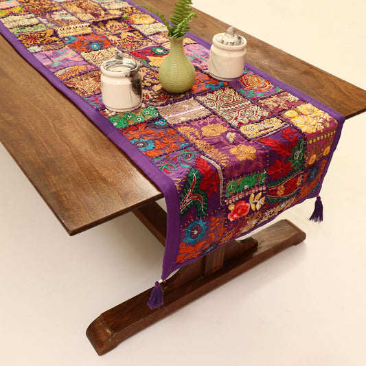 Khambadiya Patchwork Table Runner (71 x 17 in) 13