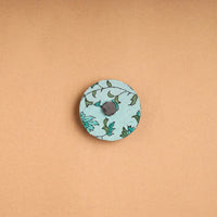 Elephant - Handmade Fabart Wooden Magnet 08