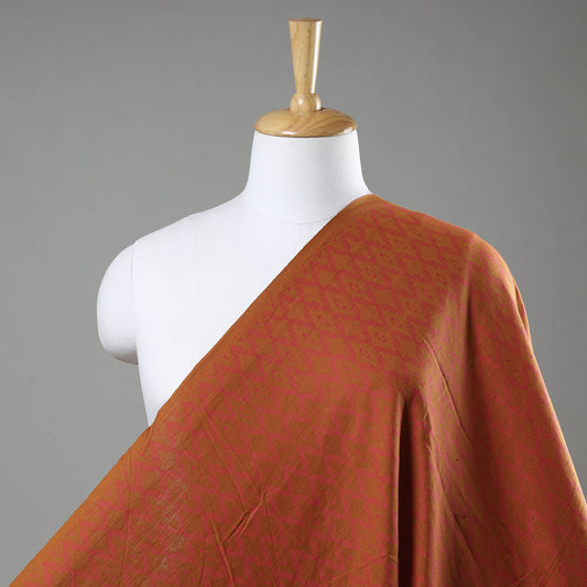 Orange - Prewashed Jacquard Cotton Fabric