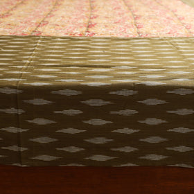 Pochampally Ikat with Kalamkari Patch Cotton Double Bedsheet Set (108 x 90 in) 01