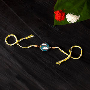 Baadal - Copper Enamel Work Rakhi by Ekibeki 28