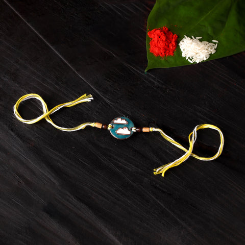 Baadal - Copper Enamel Work Rakhi by Ekibeki 28