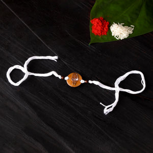 Chai Paani - Copper Enamel Work Rakhi by Ekibeki 29