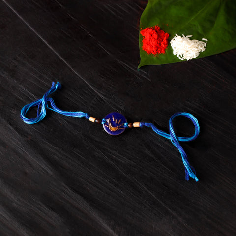 Chanda - Copper Enamel Work Rakhi by Ekibeki 30