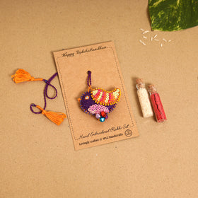  Bird - Handmade Felt Kids Rakhi 