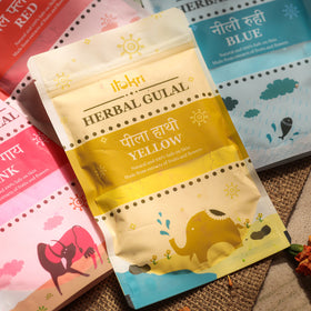  Organic Herbal Gulal Holi Colours Combo (100 grams each)