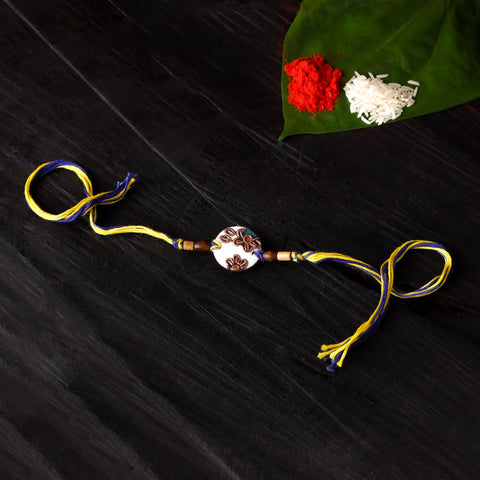 Phool - Copper Enamel Work Rakhi by Ekibeki 32
