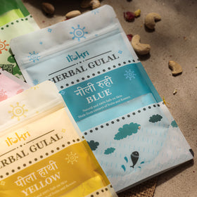  Organic Herbal Gulal Holi Colours Combo (100 grams each)