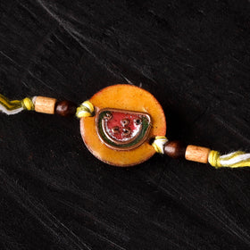 Tarbooz - Copper Enamel Rakhi by Ekibeki 33