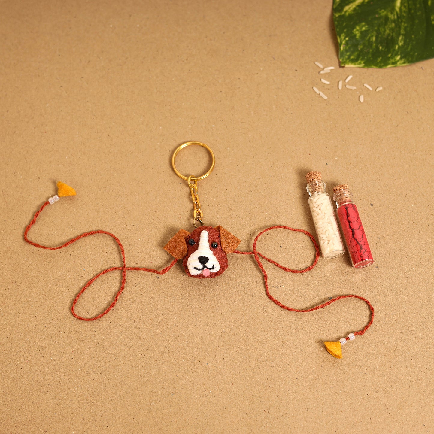 Dog - Handmade Felt Kids Rakhi