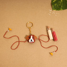  Dog - Handmade Felt Kids Rakhi