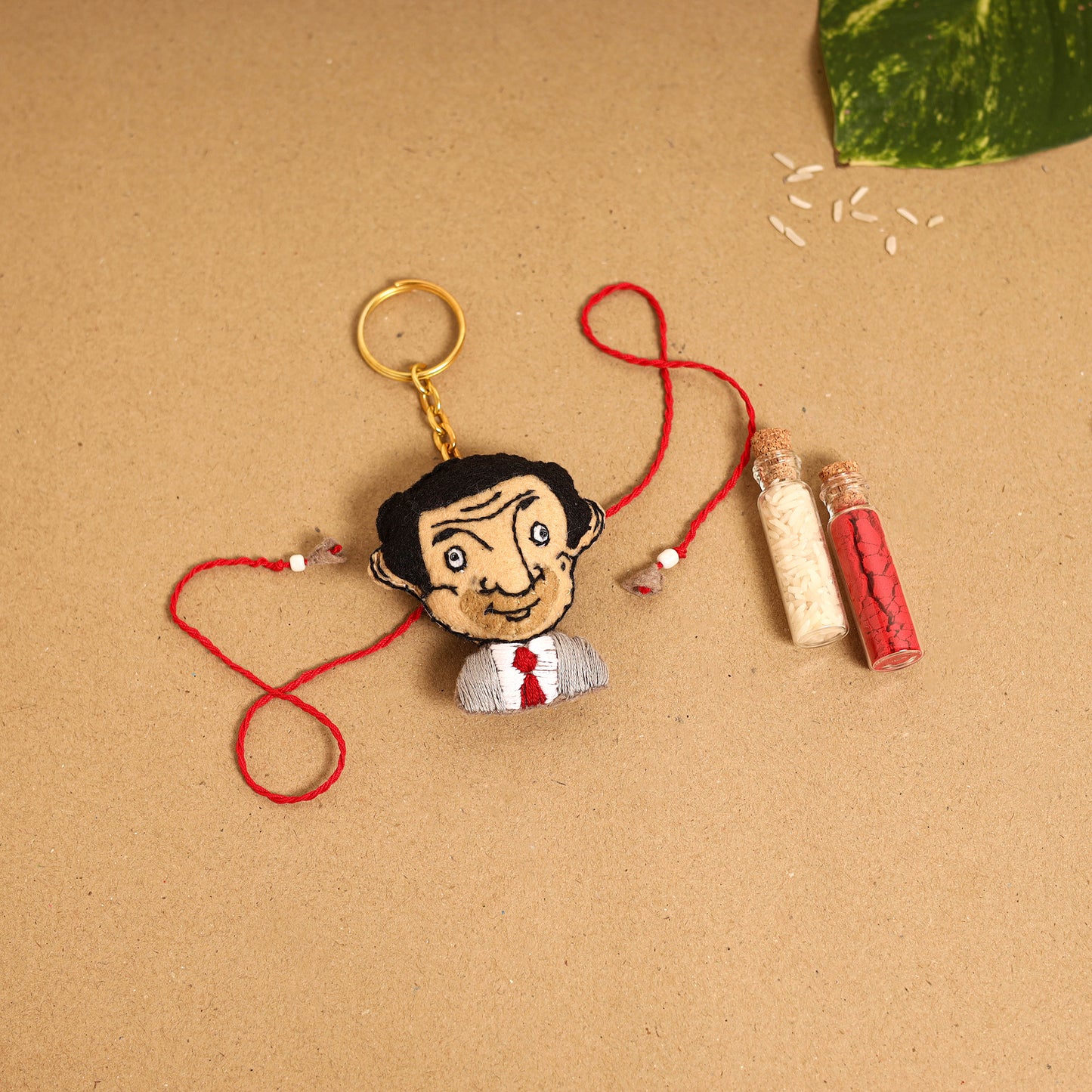  Mr. Bean - Handmade Felt Kids Rakhi