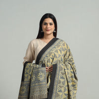 Hand Block Printed Cotton Ajrakh Dupatta 10