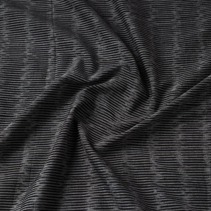 Shark Grey Pochampally Ikat Weave Cotton Handloom Fabric
