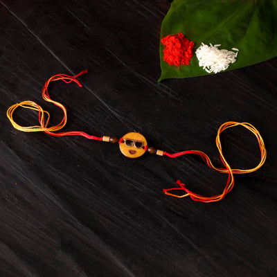Lmao - Copper Enamel Work Rakhi by Ekibeki 41