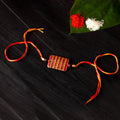 Stripes - Copper Enamel Work Rakhi by Ekibeki 42