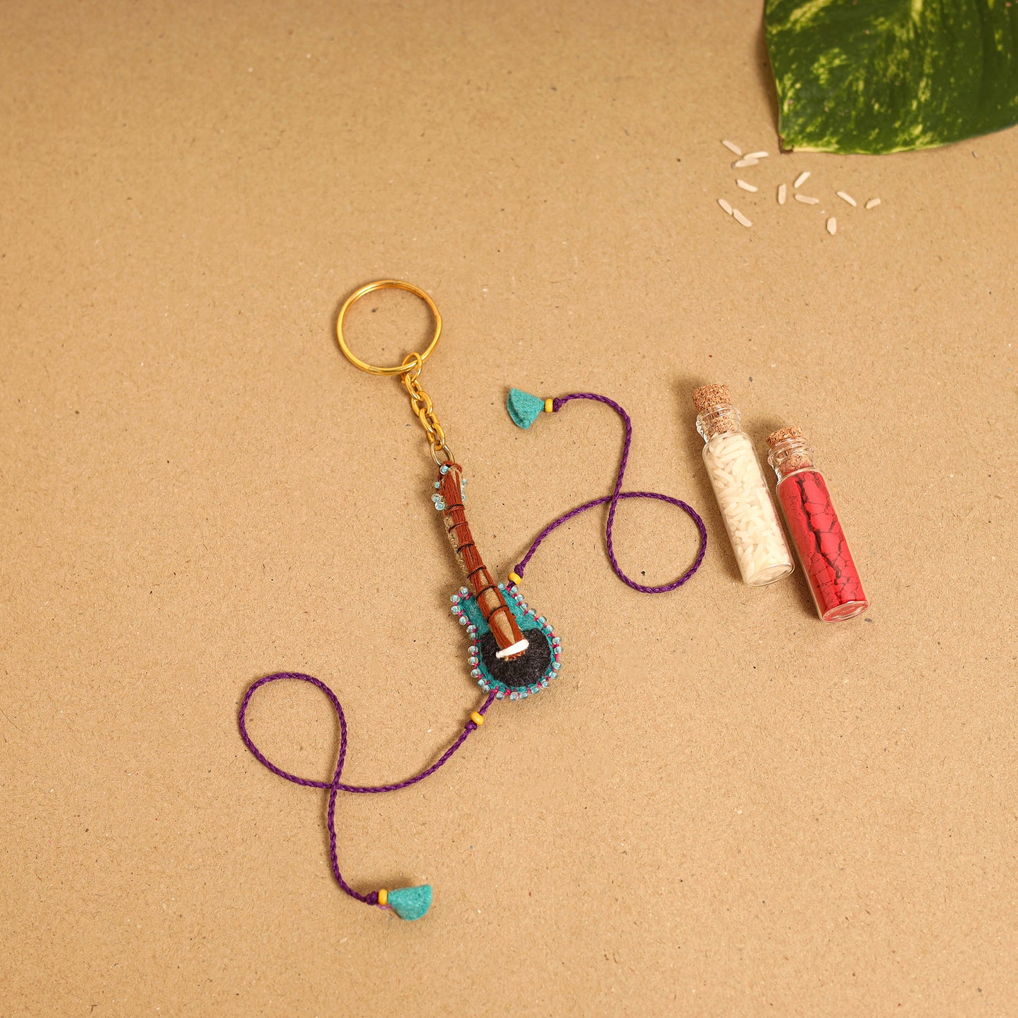 Guitar - Handmade Felt Kids Rakhi