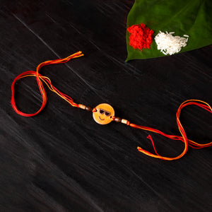 Smirk - Copper Enamel Work Rakhi by Ekibeki 43