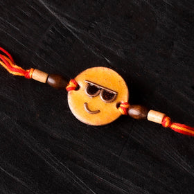 Smirk - Copper Enamel Work Rakhi by Ekibeki 43
