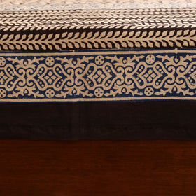 Bagru Hand Block Print Natural Dyed Cotton Double Bedsheet Set (108 x 90 in) 14