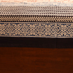 Bagru Hand Block Print Natural Dyed Cotton Double Bedsheet Set (108 x 90 in) 15