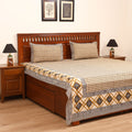 Bagru Hand Block Print Natural Dyed Cotton Double Bedsheet Set (108 x 90 in) 13