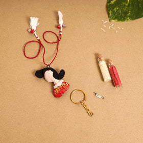 Popeye & Olive - Handmade Felt Rakhi & Lumba Set