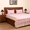 Sanganeri Hand Block Print Cotton Double Bedsheet Set (108 x 90 in) 16