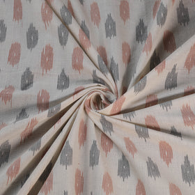 Exclusive! Pure Handspun Handwoven Pochampally Ikat Cotton x Wool Fabric 12