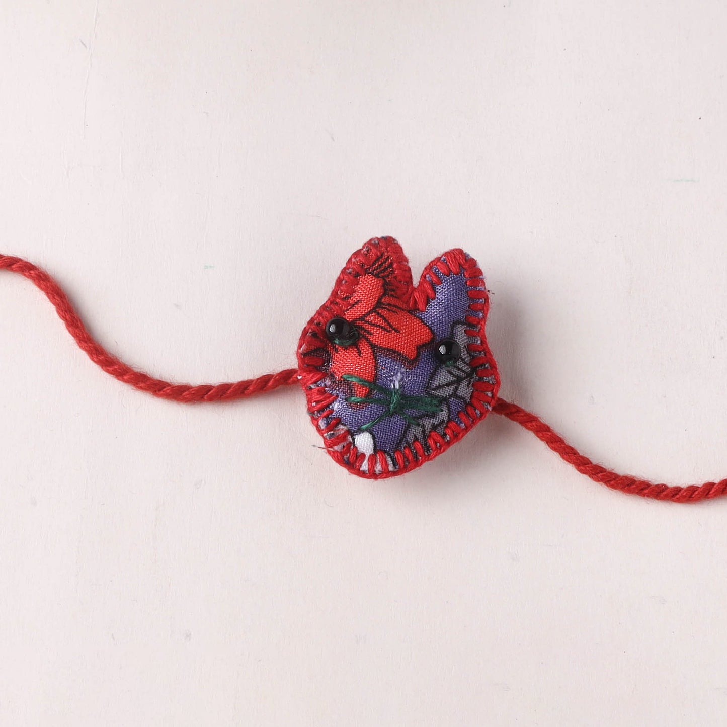 Cat - Handmade Threadwork Kids Rakhi (Assorted) 14