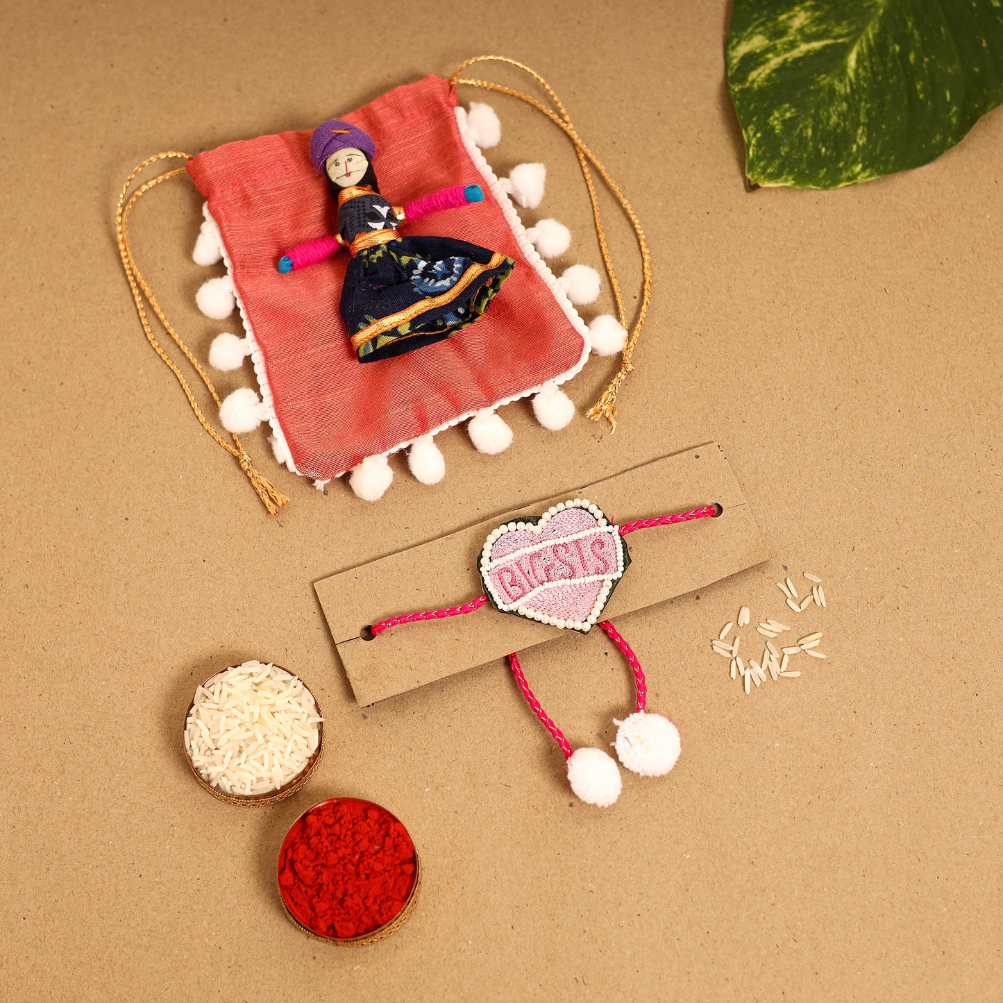  Handmade Thread & Beadwork Rakhi By Jugni