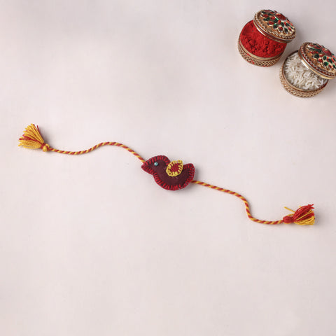 Bird - Handmade Threadwork Kids Rakhi 03
