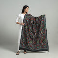  Pure Handloom Silk Bengal Kantha Work Dupatta