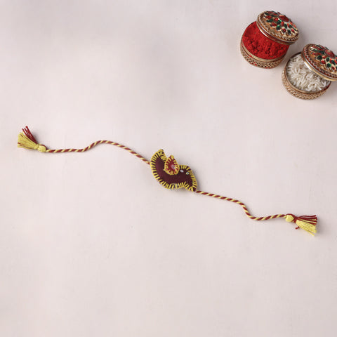 Bird - Handmade Threadwork Kids Rakhi 05