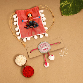  Handmade Thread & Beadwork Rakhi By Jugni