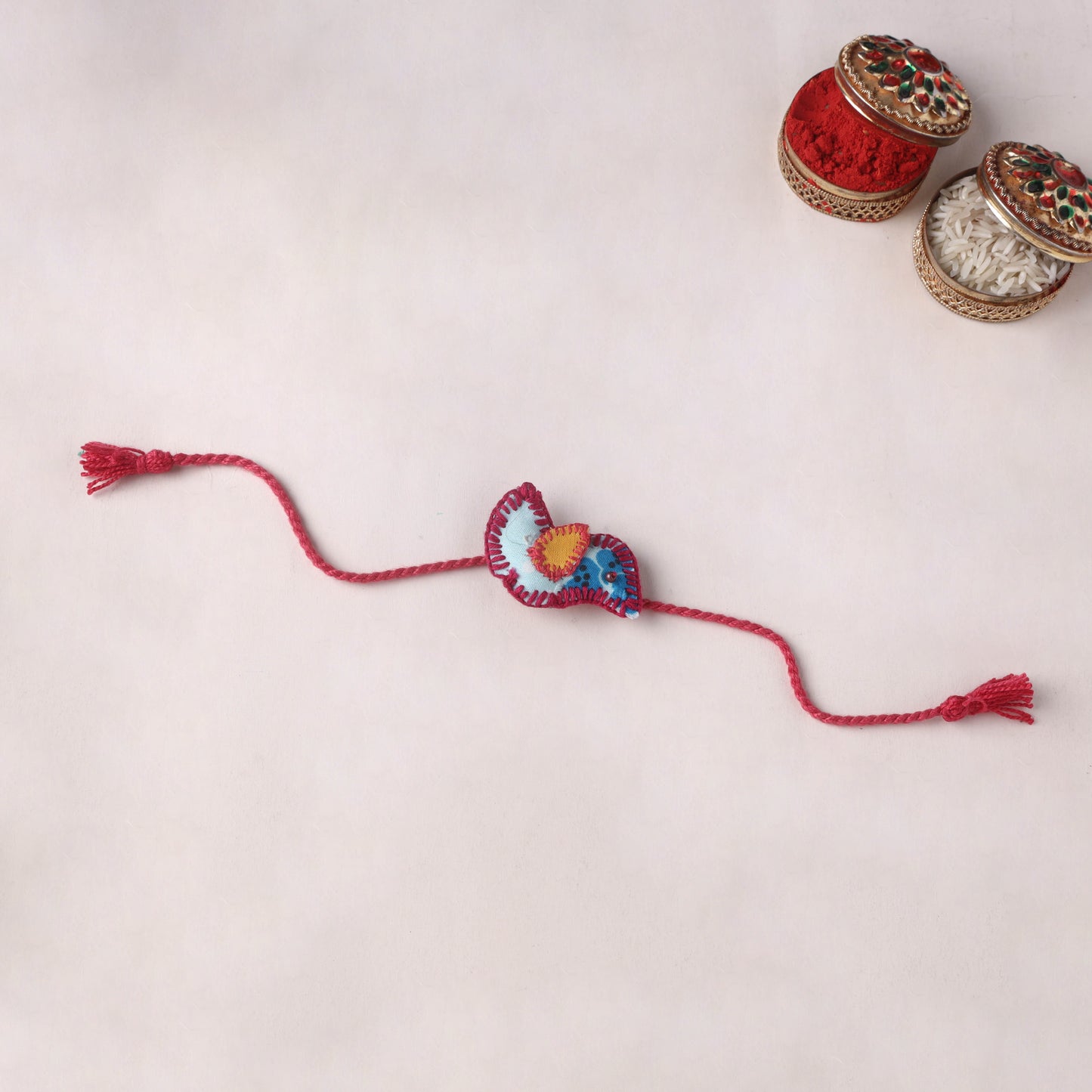 Bird - Handmade Threadwork Kids Rakhi 09