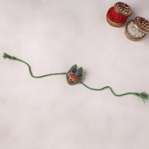 Cat - Handmade Threadwork Kids Rakhi 10