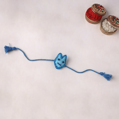 Cat - Handmade Threadwork Kids Rakhi 11