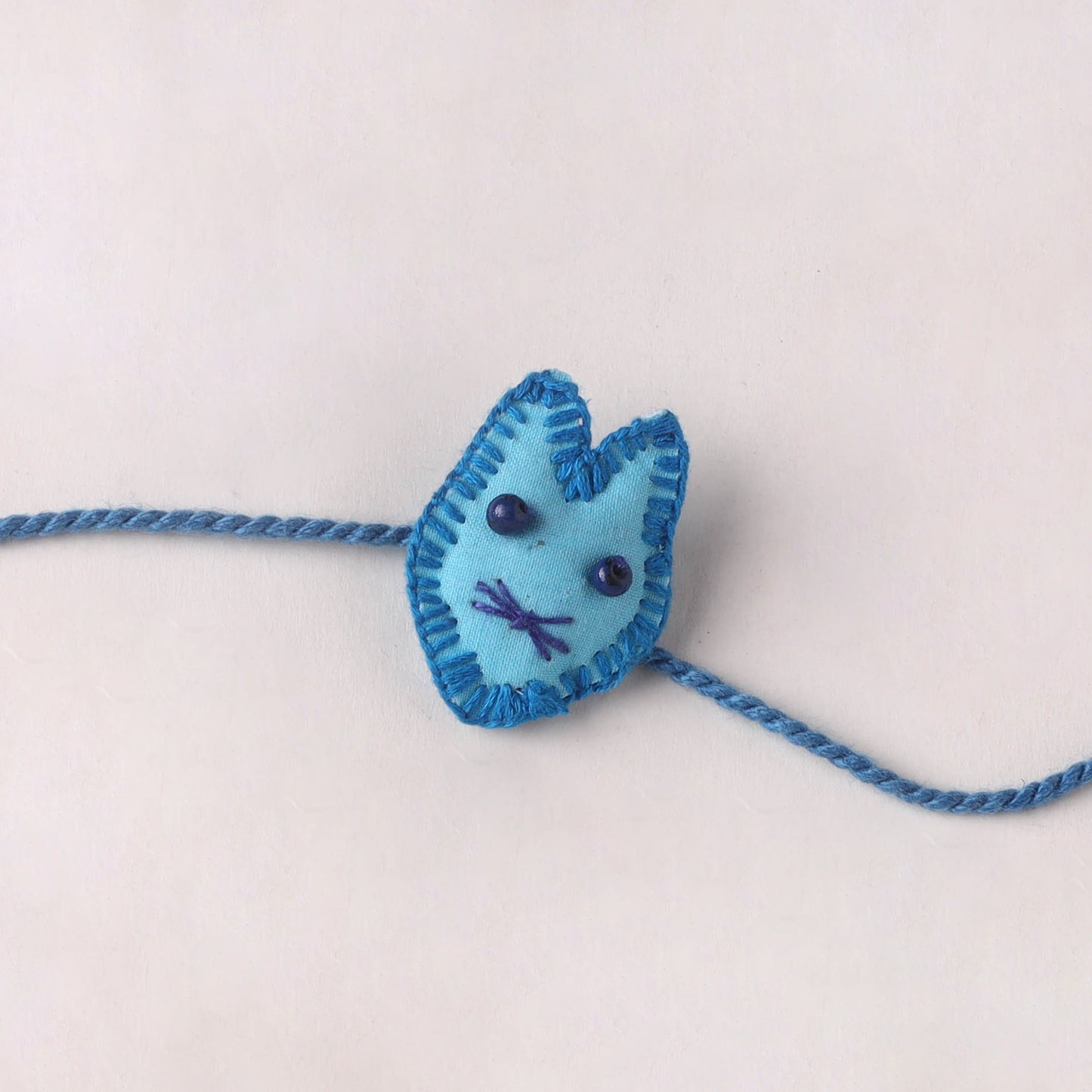 Cat - Handmade Threadwork Kids Rakhi (Assorted) 11